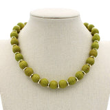 Olive Grove Beaded Necklace