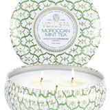 Moroccan Mint 3 Wick Tin