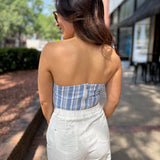 Coastal Breeze Stripe Tube Top
