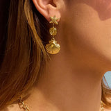 Vesta Summer Seashell Earring