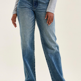 Morgan High Waist Straight Leg Jeans
