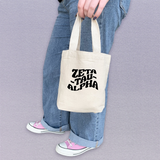 Sorority Mini Canvas Tote Gift Bag with Sorority Name