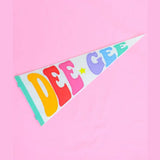 Sorority Rainbow Pennant Flag