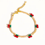 Quentin Beaded Cherry Bracelet