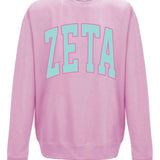 Varsity Crew in Baby Pink