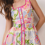 Positano Mosaic Mini Dress