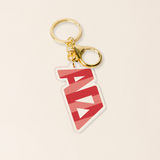 Sorority Stripes Acrylic Keychain