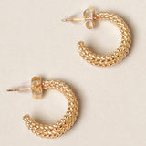 Golden Trinity Hoop Earrings