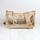 Cassidy Clear Crossbody Nude