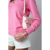 Mahj Heart Fuchsia Mahjong Bag Charm