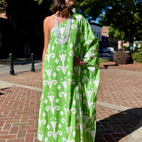 Santorini Muse One-Shoulder Maxi Dress