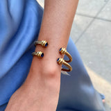 Olive Grove Twist Cuff Bracelet