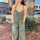 Forever Always Ruched One Jumpsuit