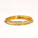 Frisson Rhinestone Stack Bracelet