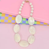Ivory Glow Statement Necklace