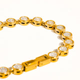 Amity Round Rhinestone Bracelet