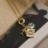 Gold Plated Camera Charm