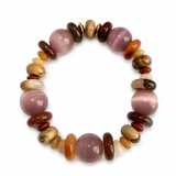 Aurelia Terra Mixed Stone Stretch Bracelet