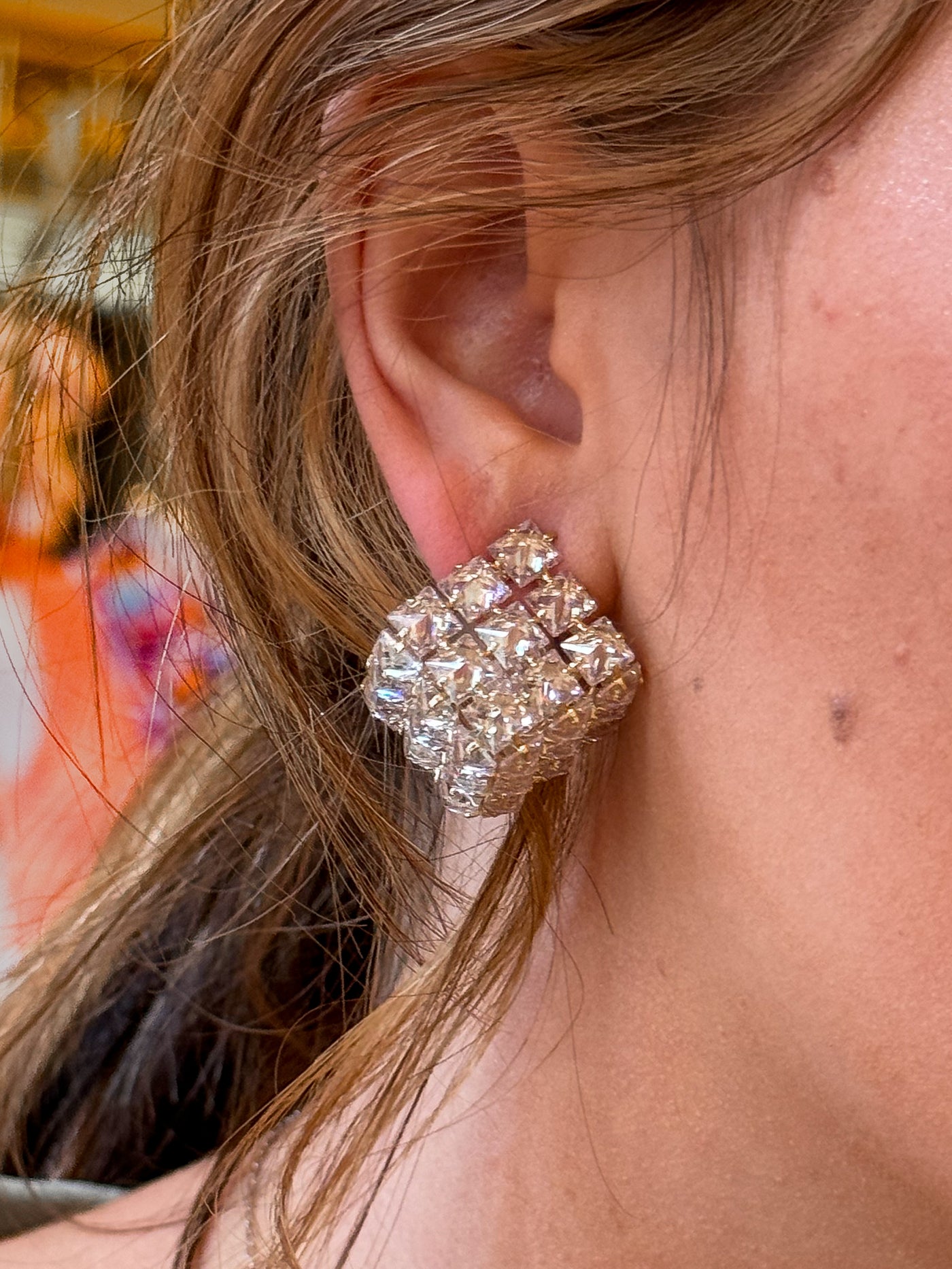 Jewel Cube Earrings