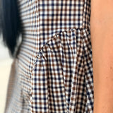Gingham Short Dress