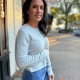 Medina Cardigan - Light Heather Grey