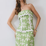 Isla Verde Ric Rac Maxi Dress