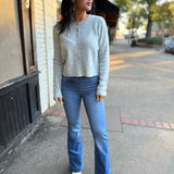 Medina Cardigan - Light Heather Grey