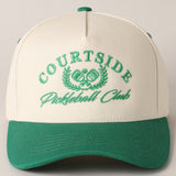 Courtside Pickleball Club Trucker Hat in Green