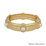 Pearl Regent Gold Bangle