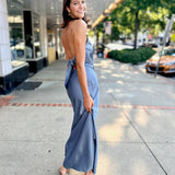 Viridiana Dress - Steel Blue