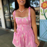Dara Pink Romper