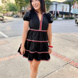 Midnight Charm Mini Dress