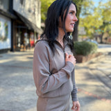 Spanx Airessentials Half Zip - Mineral