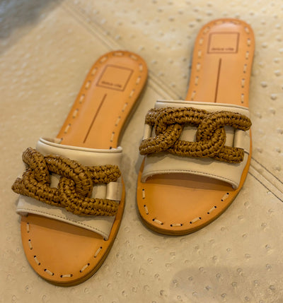 Desa Sandals - Ivory Leather