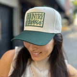 Country Clubbin' - Green Vintage Trucker Hat