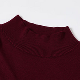 Norah Pleated Short Sleeve Knit Top - Wine