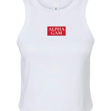 Alpha Gamma Delta White Tank