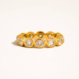 Aurelia Bezel CZ Eternity Ring