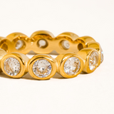 Aurelia Bezel CZ Eternity Ring