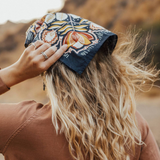 Marigold Floral Cotton Bandana