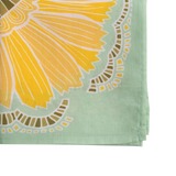 Hazel Yellow Floral Cotton Bandana