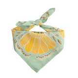 Hazel Yellow Floral Cotton Bandana