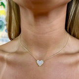Ari Heart Gold Pendant Necklace