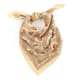 Laura Plaid Floral Cotton Bandana