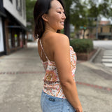 Ellen Cowl Neck Top Multi