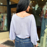 Amber Breeze Sweater - Violet Tune