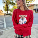 Red Teddy Bear Sweater