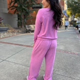 Dawn Smocked Pant - Sweet Plum