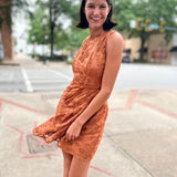 Sienna Bloom Embroidered Mini Dress