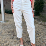 High Waist Rigid Magic Panel Barrel